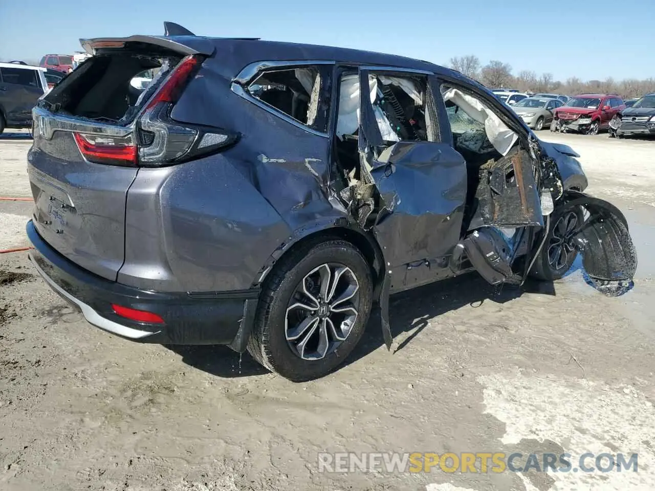 3 fotografías del automóvil dañado 5J6RW1H81NA002308 HONDA CRV 2022