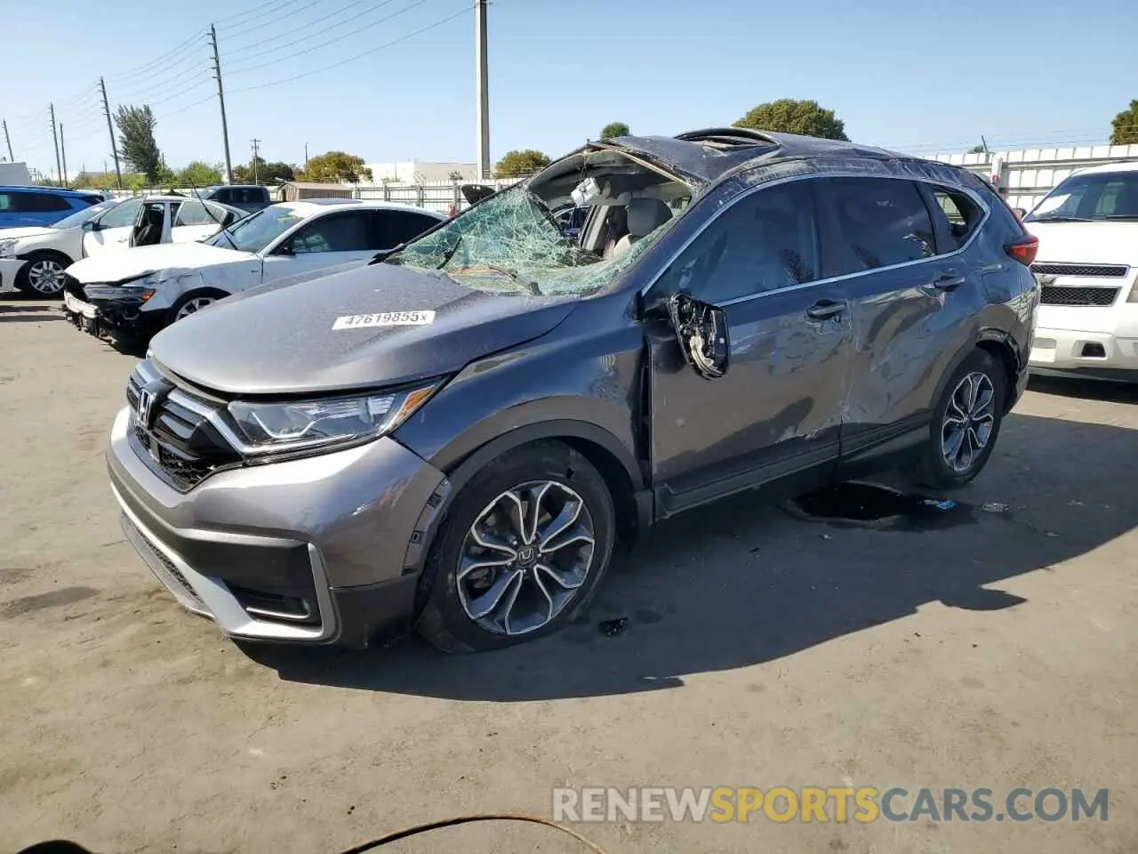 1 fotografías del automóvil dañado 5J6RW1H86NA003485 HONDA CRV 2022