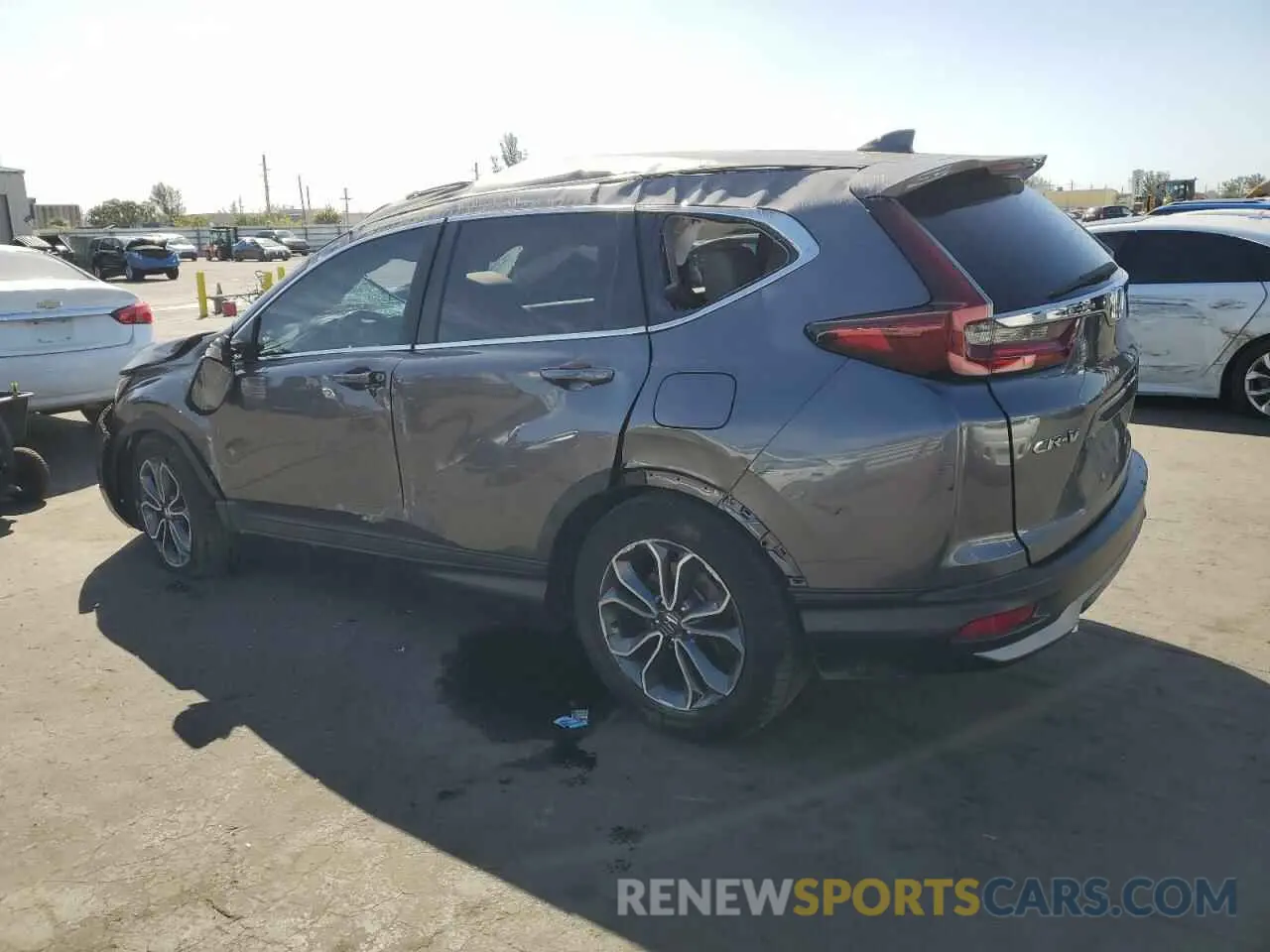 2 fotografías del automóvil dañado 5J6RW1H86NA003485 HONDA CRV 2022