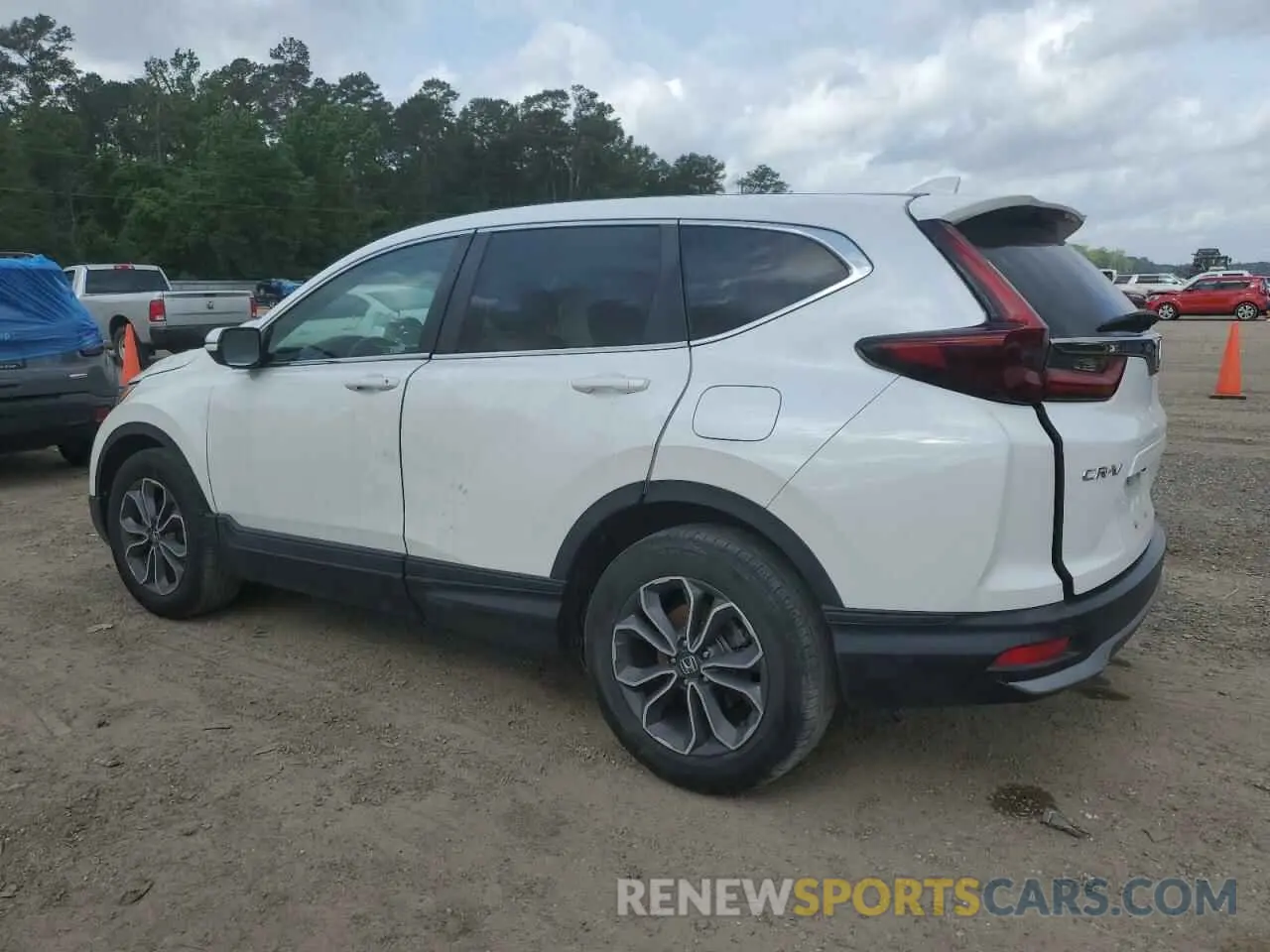 2 fotografías del automóvil dañado 5J6RW1H88NA012057 HONDA CRV 2022
