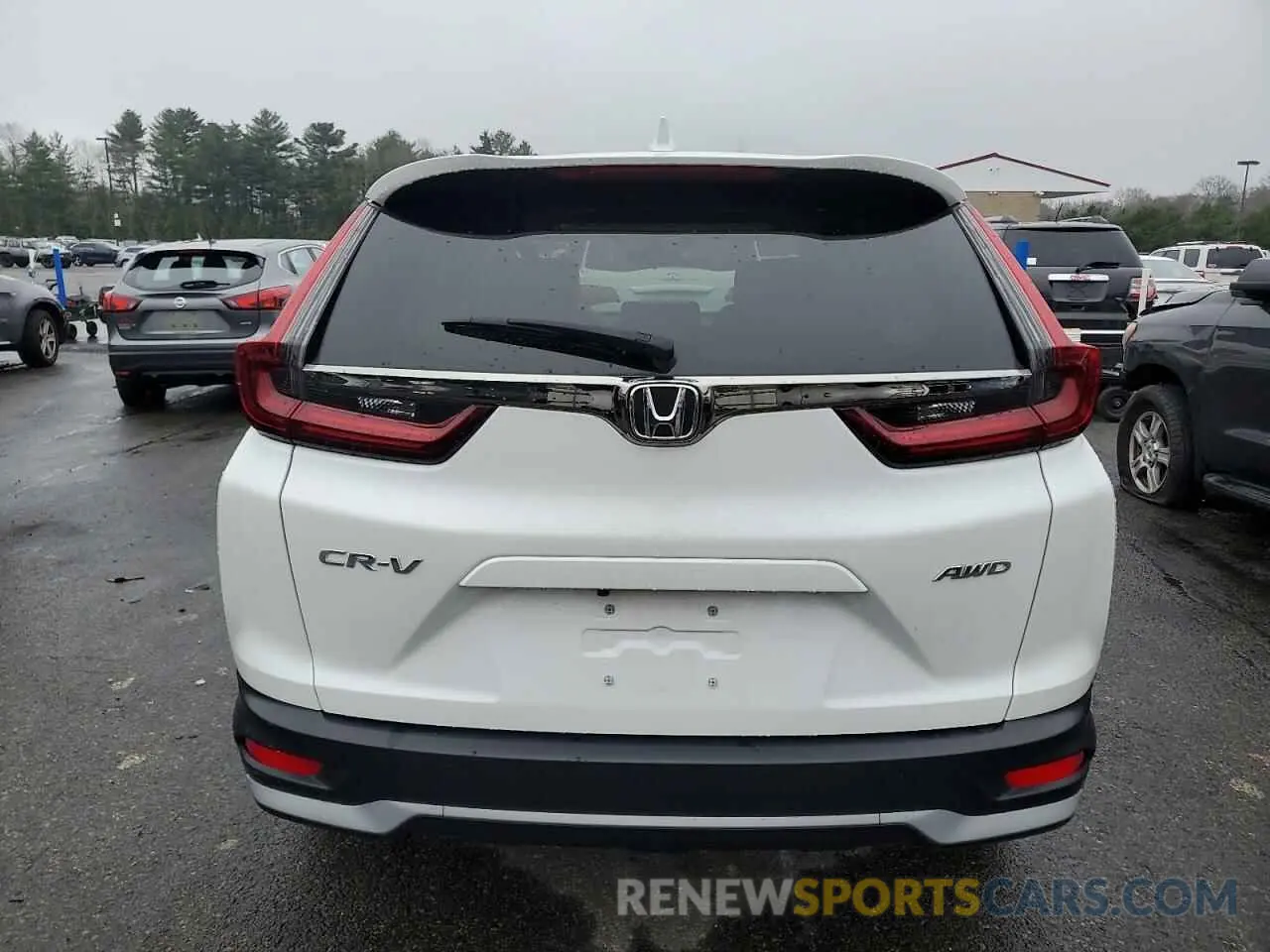 6 fotografías del automóvil dañado 5J6RW2H5XNL005286 HONDA CRV 2022