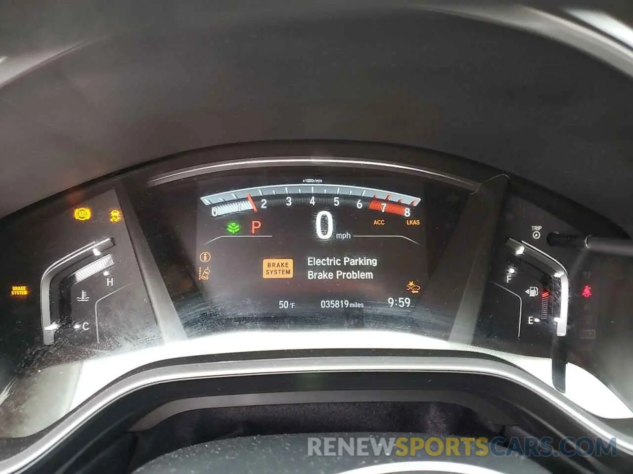 9 fotografías del automóvil dañado 5J6RW2H5XNL005286 HONDA CRV 2022