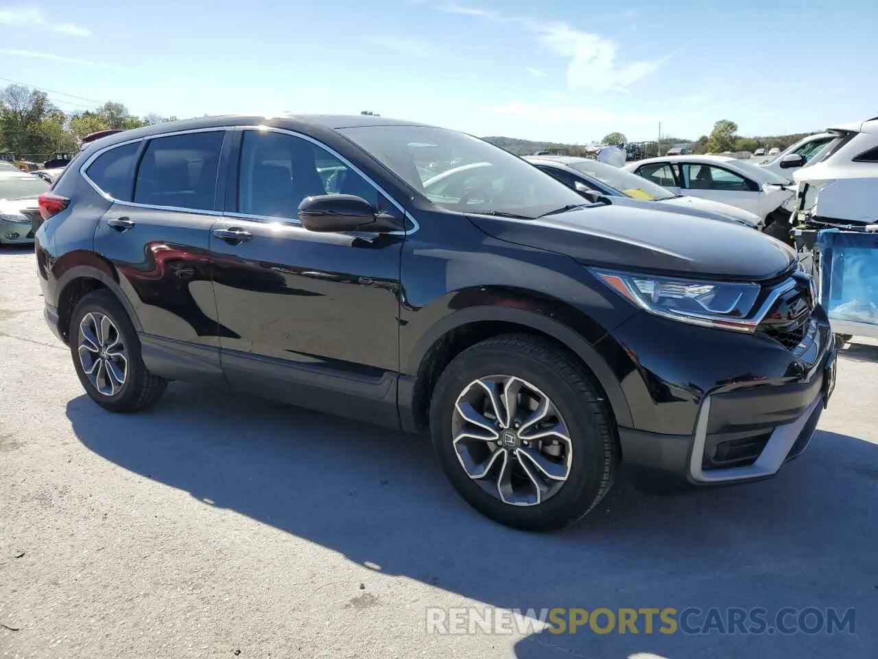 4 fotografías del automóvil dañado 5J6RW2H82NL000223 HONDA CRV 2022