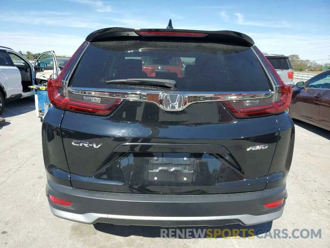6 fotografías del automóvil dañado 5J6RW2H82NL000223 HONDA CRV 2022