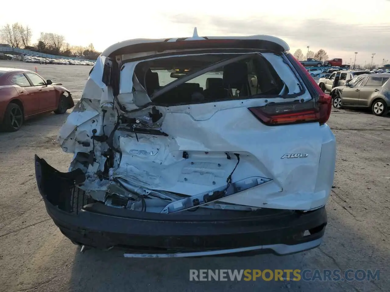 6 fotografías del automóvil dañado 5J6RW2H83NA004096 HONDA CRV 2022