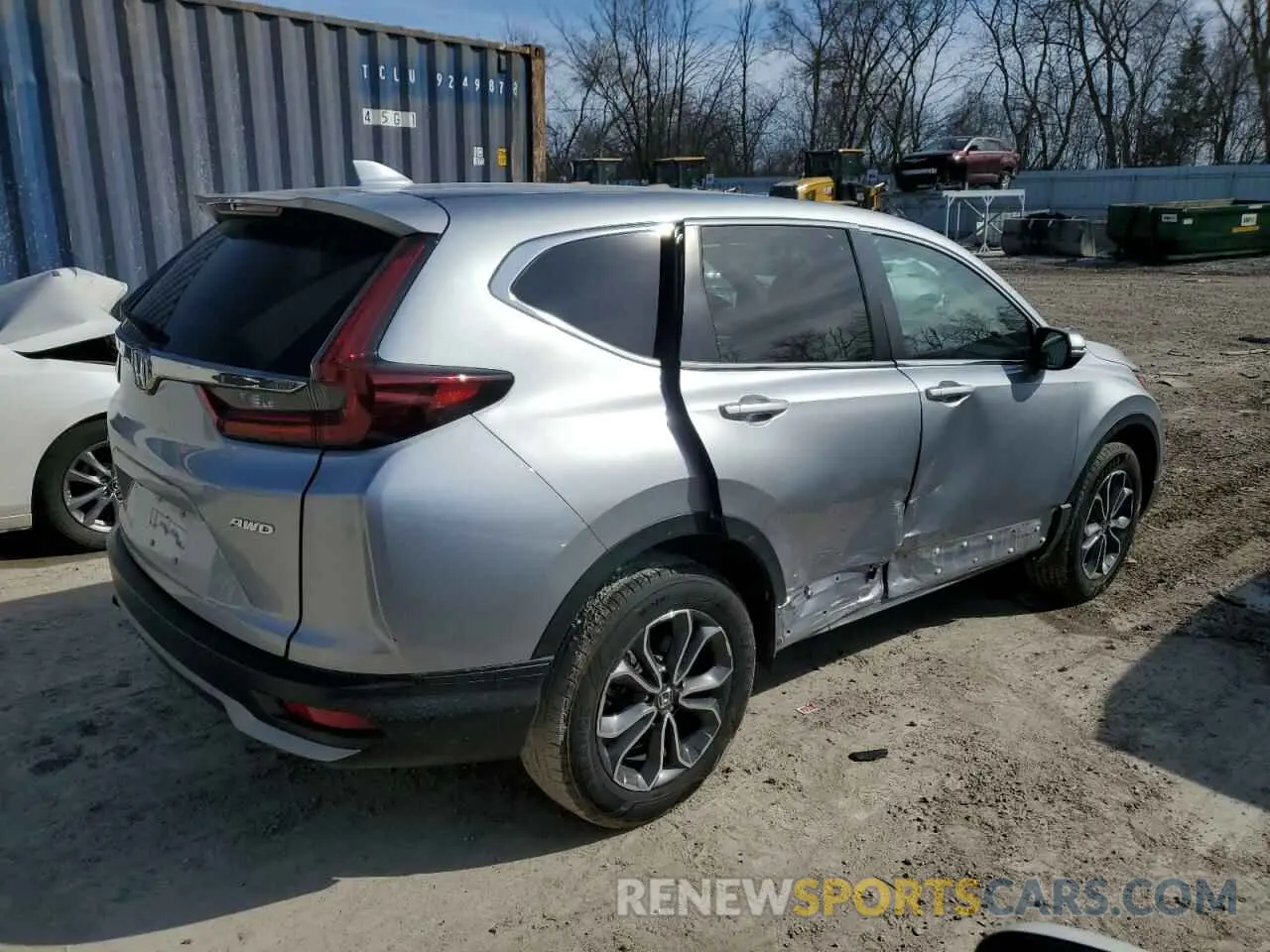3 fotografías del automóvil dañado 5J6RW2H84NA006066 HONDA CRV 2022