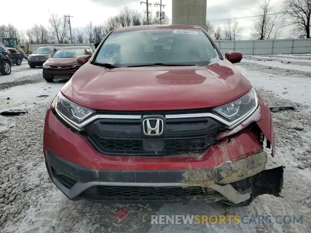 5 fotografías del automóvil dañado 5J6RW2H86NA005436 HONDA CRV 2022