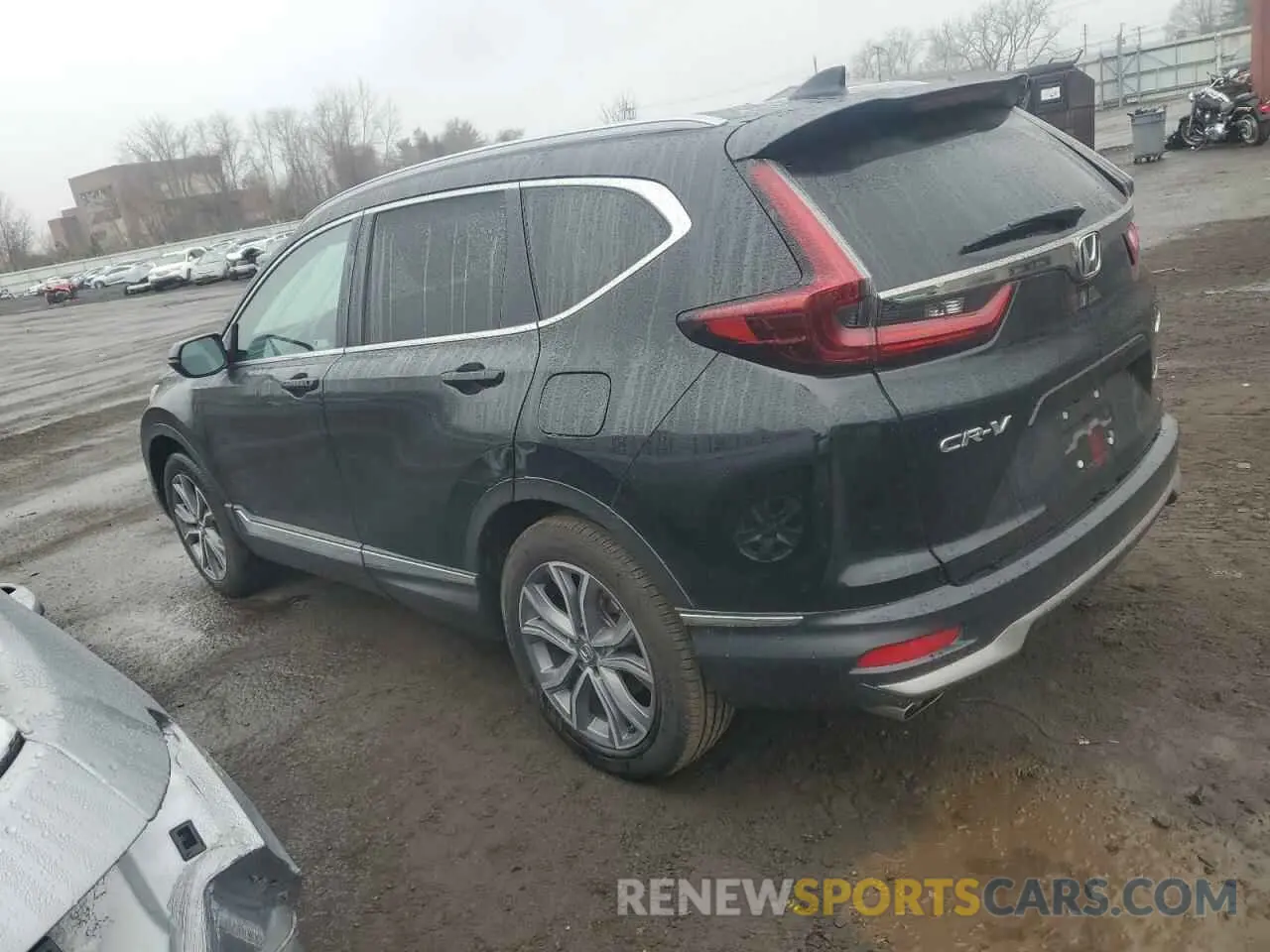 2 fotografías del automóvil dañado 5J6RW2H91NL001906 HONDA CRV 2022
