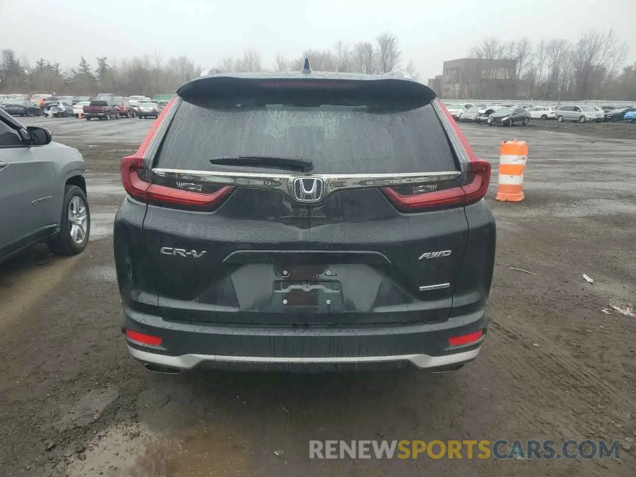 6 fotografías del automóvil dañado 5J6RW2H91NL001906 HONDA CRV 2022