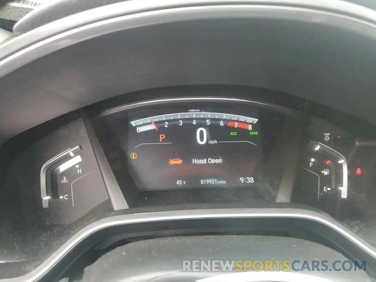 9 fotografías del automóvil dañado 5J6RW2H91NL001906 HONDA CRV 2022