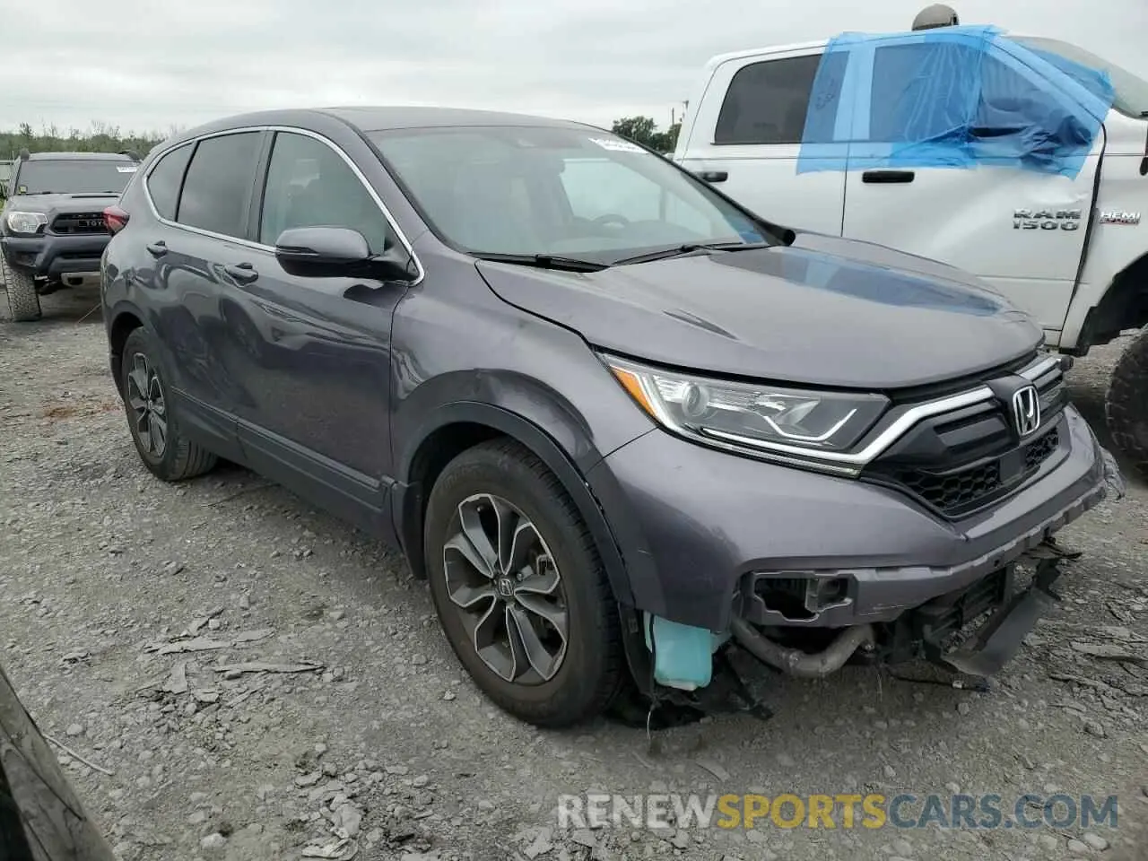 4 fotografías del automóvil dañado 7FARW1H88NE019026 HONDA CRV 2022