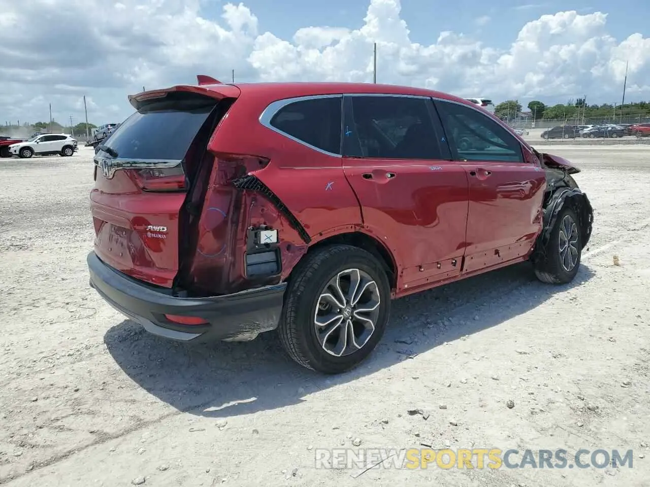 3 fotografías del automóvil dañado 7FARW2H52NE043737 HONDA CRV 2022