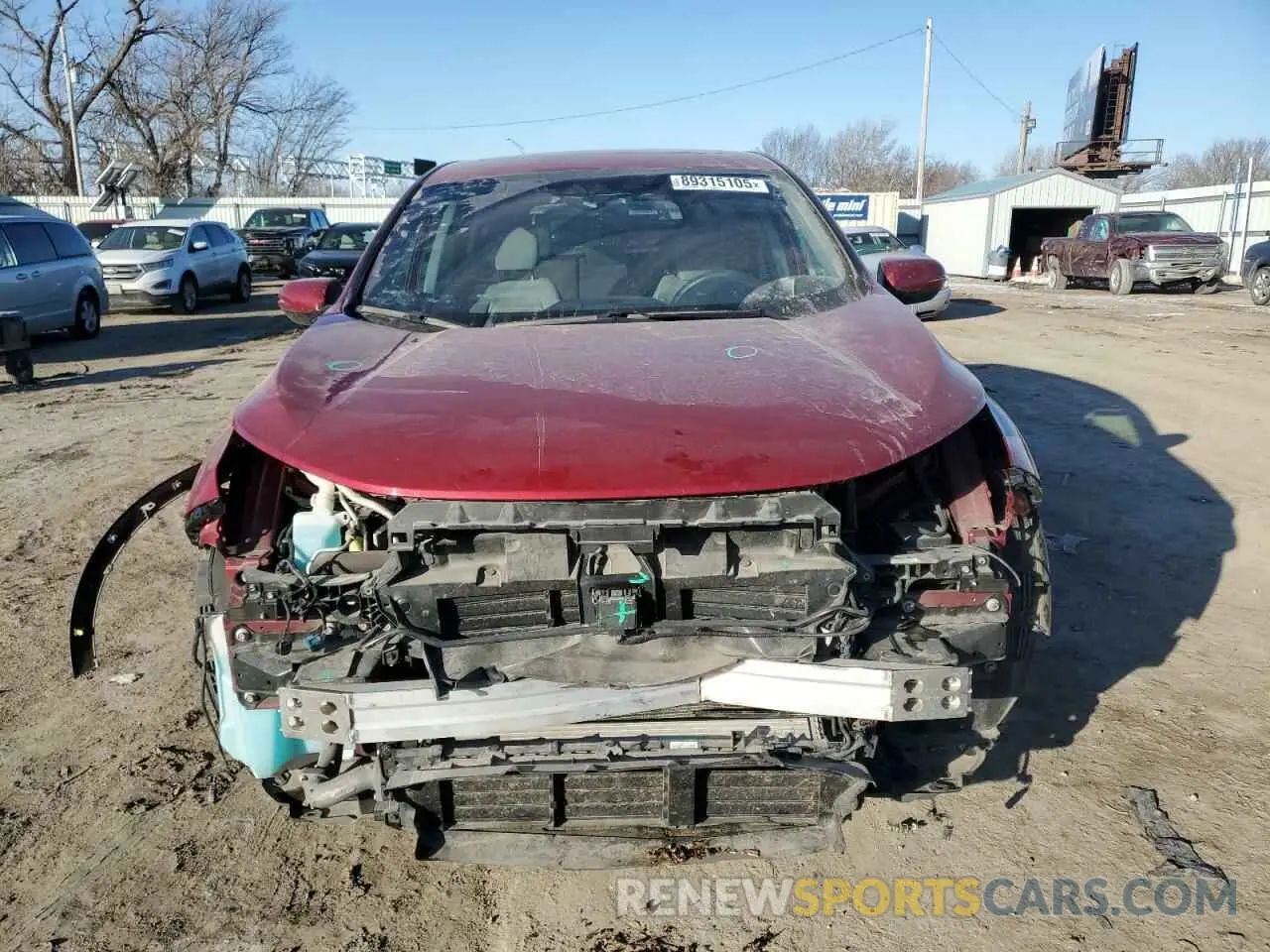 5 fotografías del automóvil dañado 7FARW2H53NE033248 HONDA CRV 2022