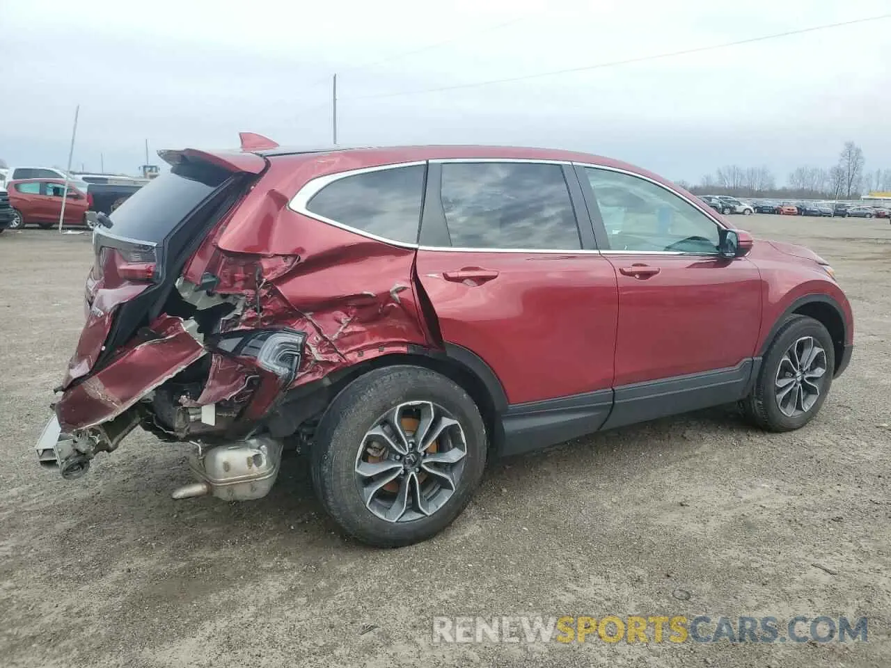 3 fotografías del automóvil dañado 7FARW2H89NE046046 HONDA CRV 2022
