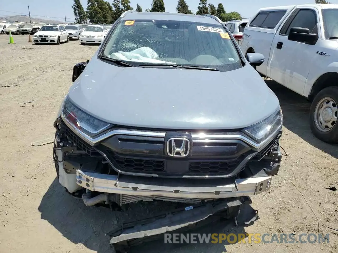 5 fotografías del automóvil dañado 7FARW2H92NE026228 HONDA CRV 2022