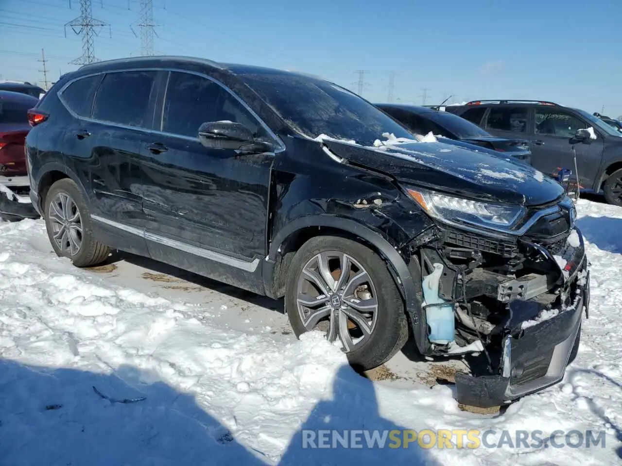 4 fotografías del automóvil dañado 7FARW2H98NE002287 HONDA CRV 2022
