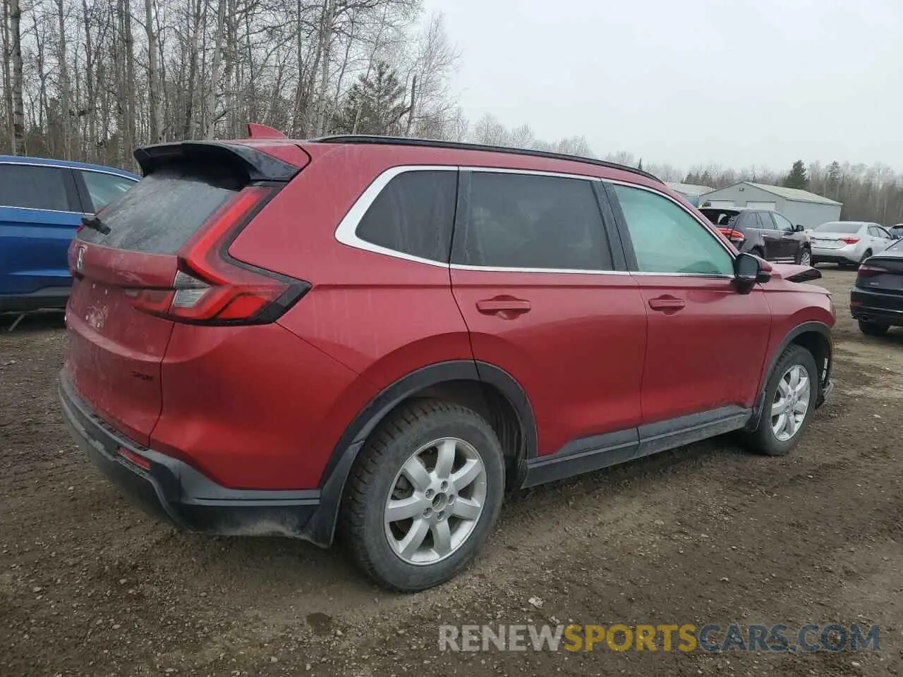 3 fotografías del automóvil dañado 2HKRS4H54PH120180 HONDA CRV 2023