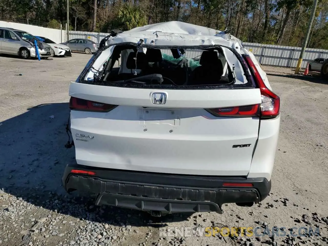 6 fotografías del automóvil dañado 2HKRS5H54PH704228 HONDA CRV 2023