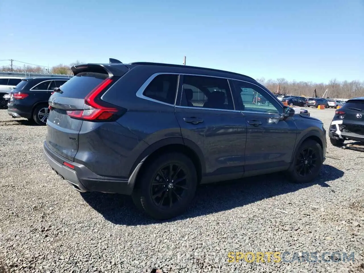3 fotografías del automóvil dañado 2HKRS6H53PH813267 HONDA CRV 2023