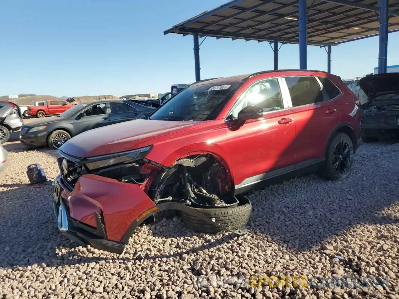 1 fotografías del automóvil dañado 2HKRS6H9XPH809199 HONDA CRV 2023