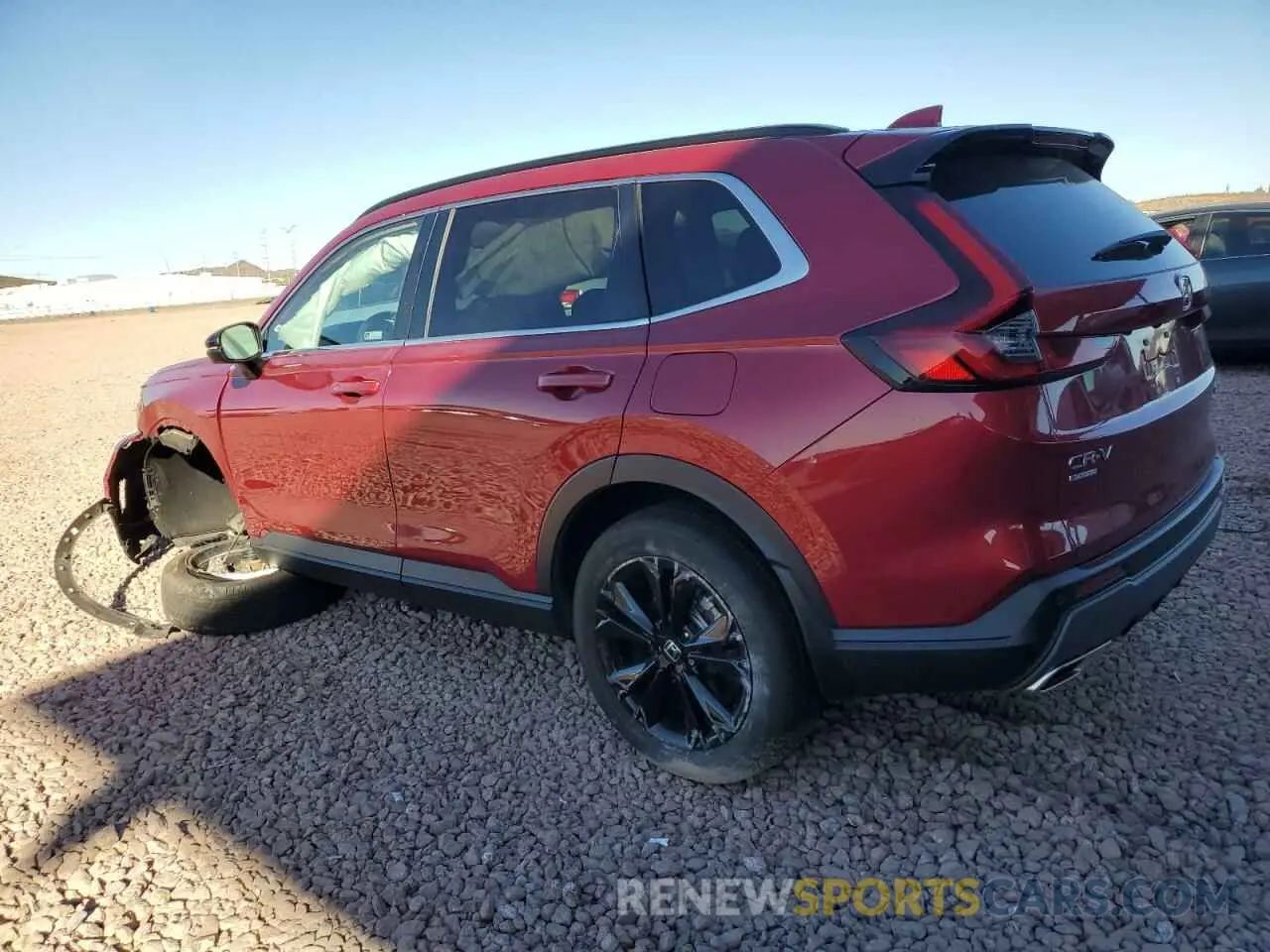 2 fotografías del automóvil dañado 2HKRS6H9XPH809199 HONDA CRV 2023