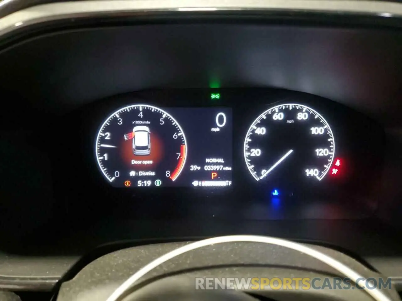 9 fotografías del automóvil dañado 5J6RS4H71PL002207 HONDA CRV 2023