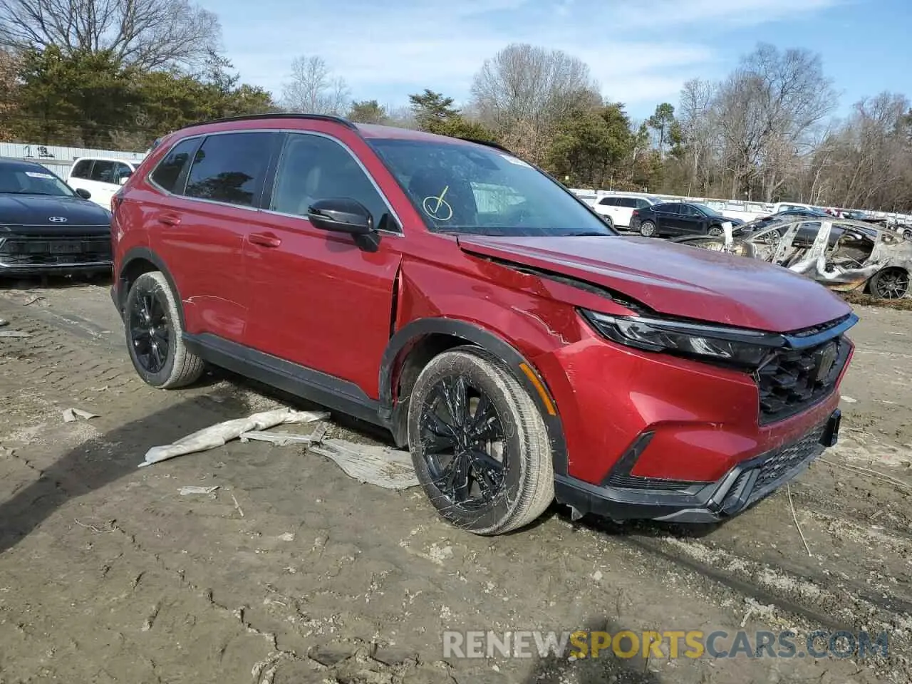 4 fotografías del automóvil dañado 5J6RS6H90PL004964 HONDA CRV 2023