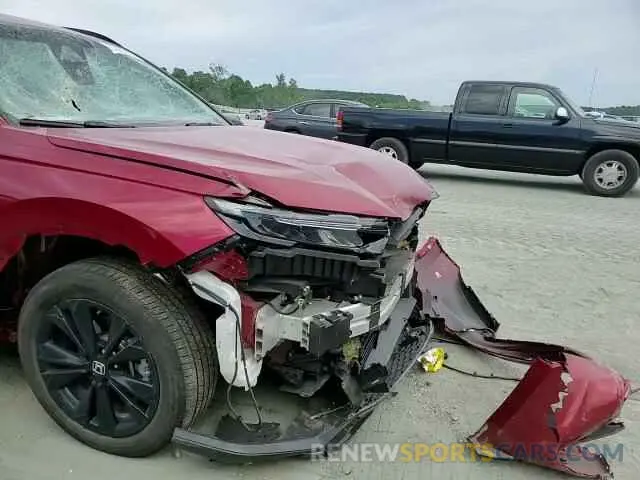 14 fotografías del automóvil dañado 5J6RS6H97PL005934 HONDA CRV 2023