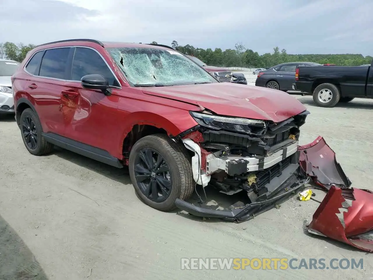 4 fotografías del automóvil dañado 5J6RS6H97PL005934 HONDA CRV 2023