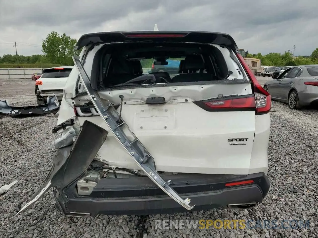 6 fotografías del automóvil dañado 7FARS6H93PE013106 HONDA CRV 2023