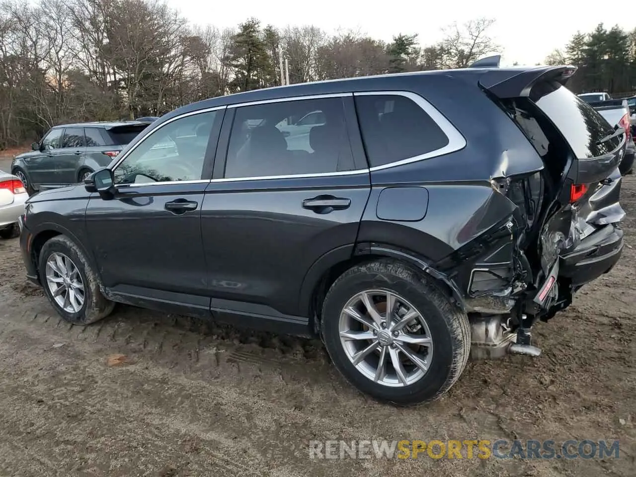 2 fotografías del automóvil dañado 2HKRS3H41RH333060 HONDA CRV 2024