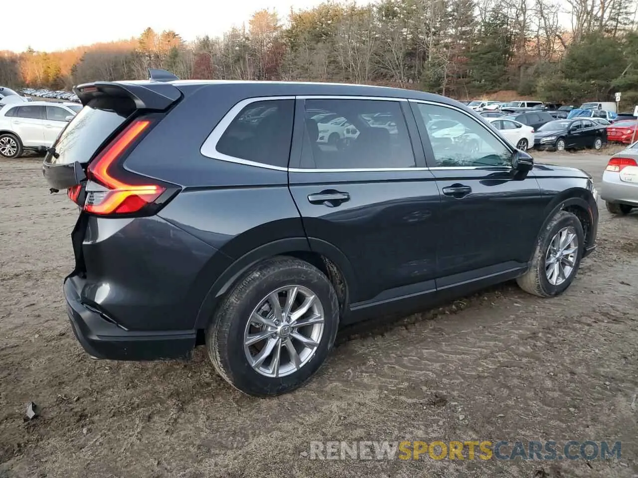 3 fotografías del automóvil dañado 2HKRS3H41RH333060 HONDA CRV 2024