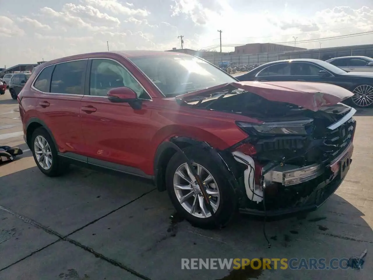 4 fotografías del automóvil dañado 2HKRS3H73RH318893 HONDA CRV 2024