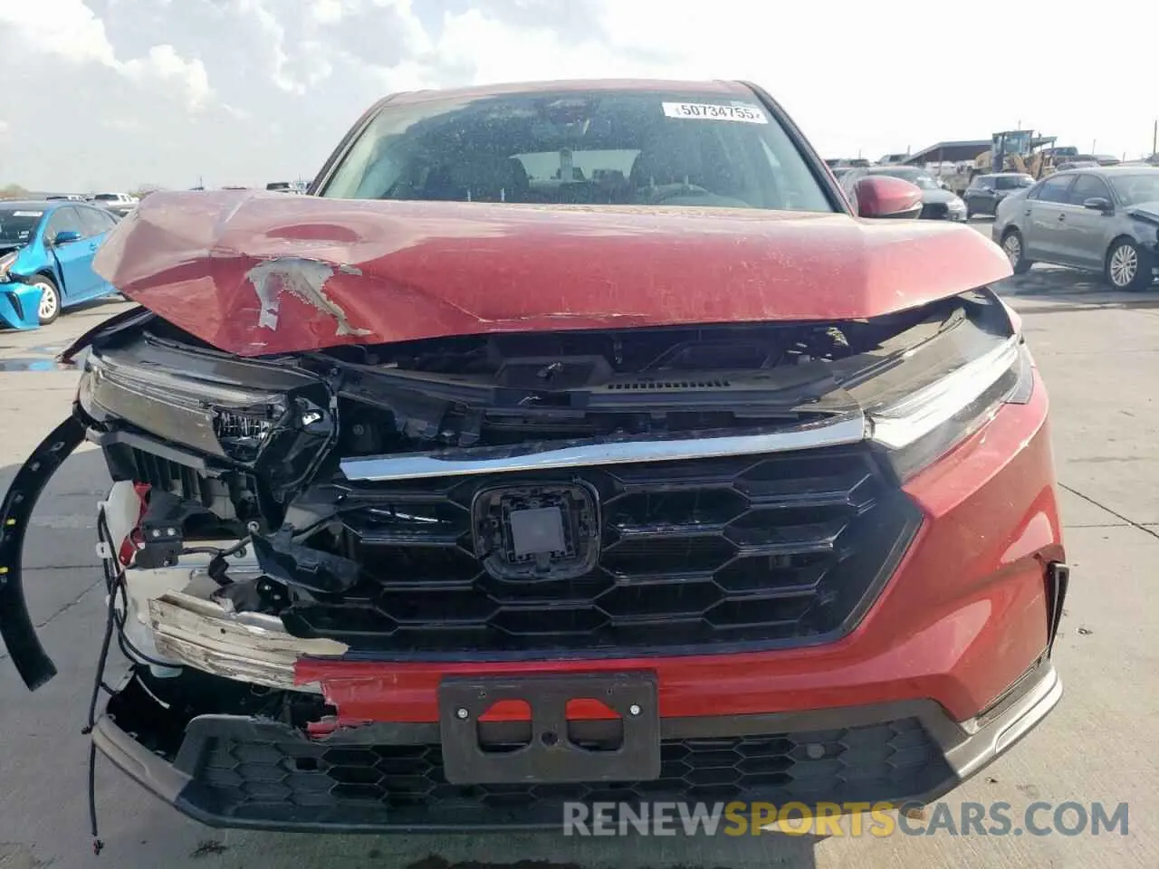 5 fotografías del automóvil dañado 2HKRS3H73RH318893 HONDA CRV 2024
