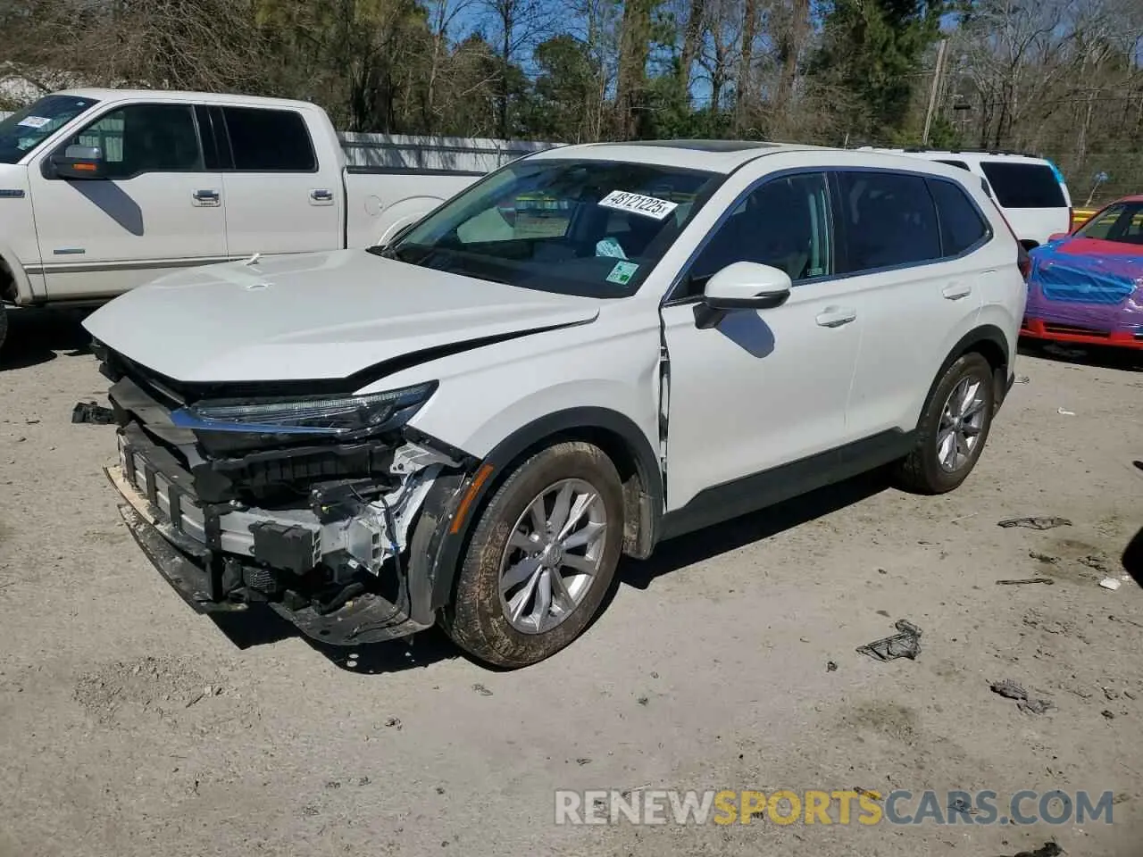 1 fotografías del automóvil dañado 2HKRS3H75RH316479 HONDA CRV 2024