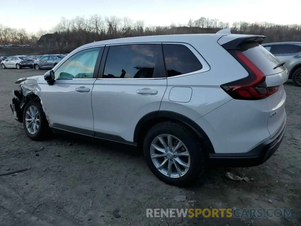 2 fotografías del automóvil dañado 2HKRS4H41RH447257 HONDA CRV 2024