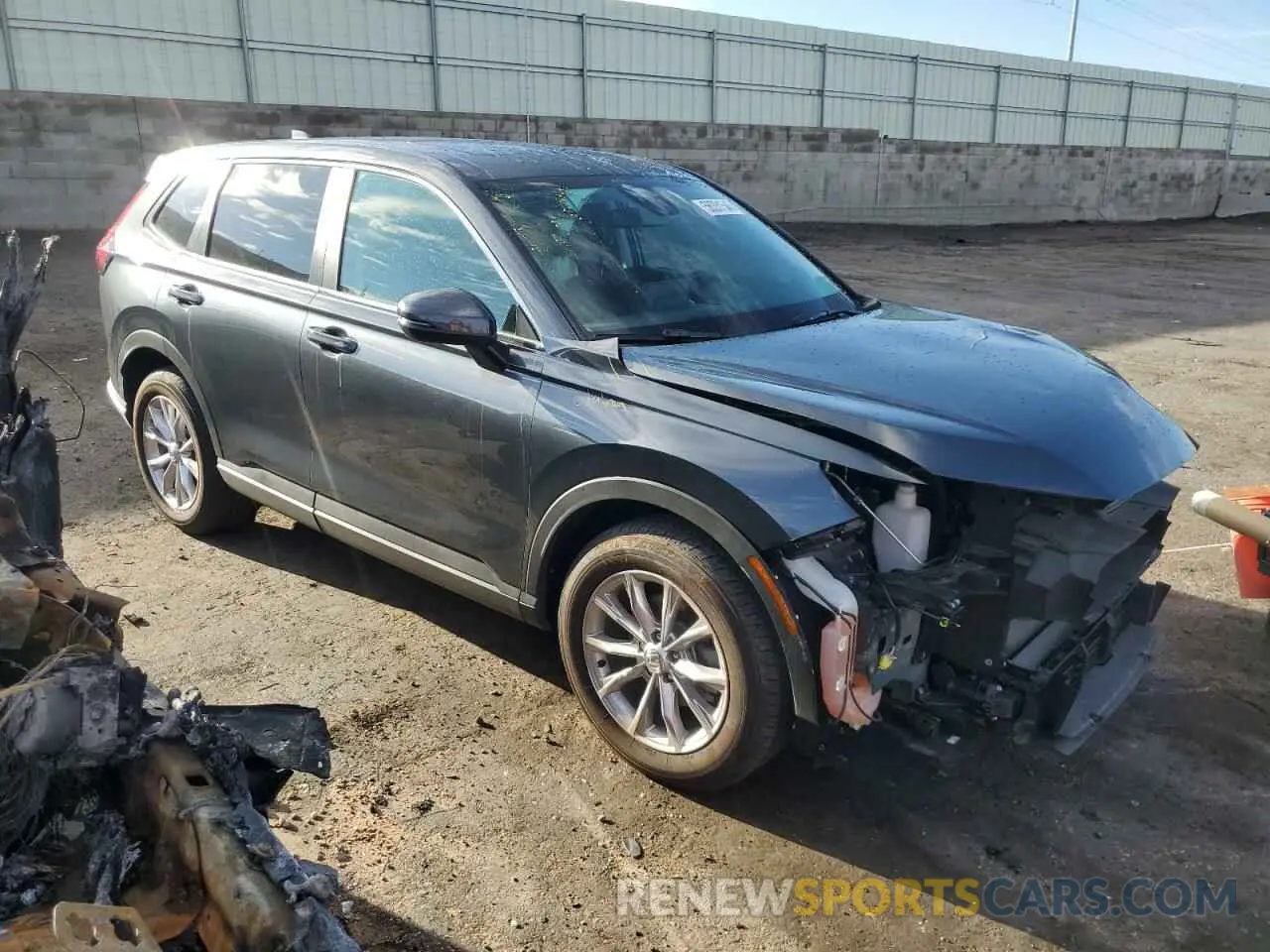 4 fotografías del automóvil dañado 2HKRS4H41RH481103 HONDA CRV 2024