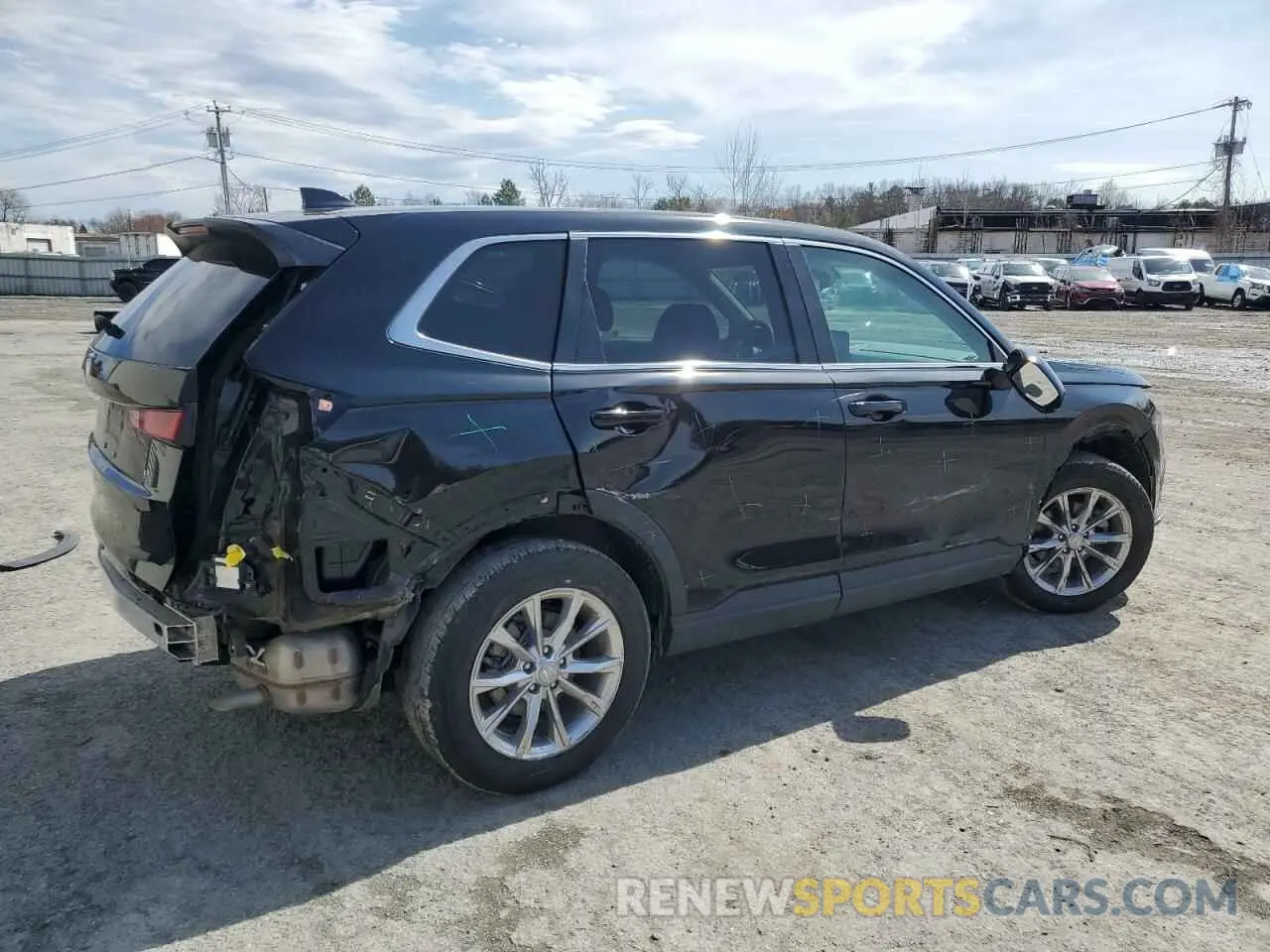 3 fotografías del automóvil dañado 2HKRS4H43RH482074 HONDA CRV 2024