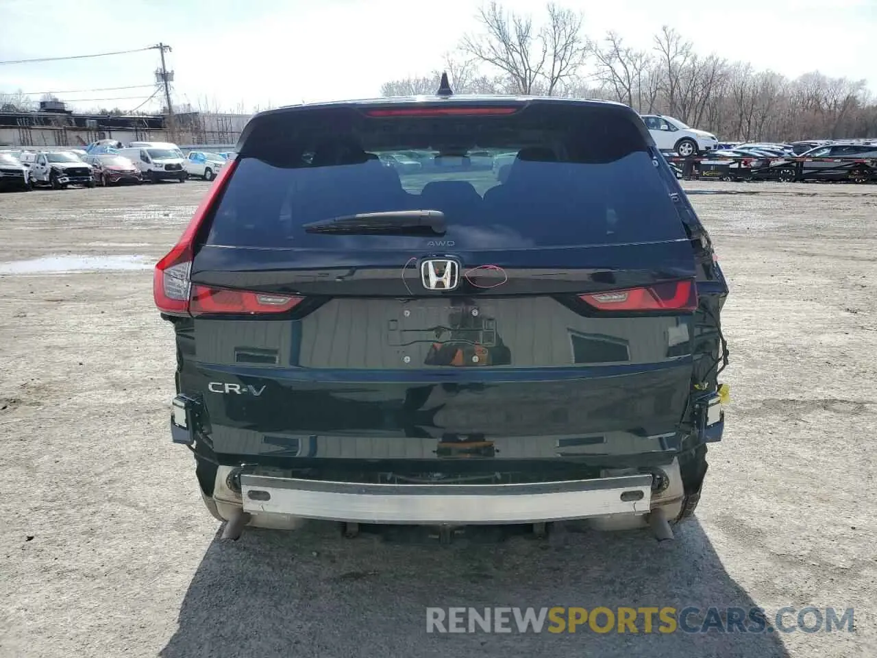 6 fotografías del automóvil dañado 2HKRS4H43RH482074 HONDA CRV 2024