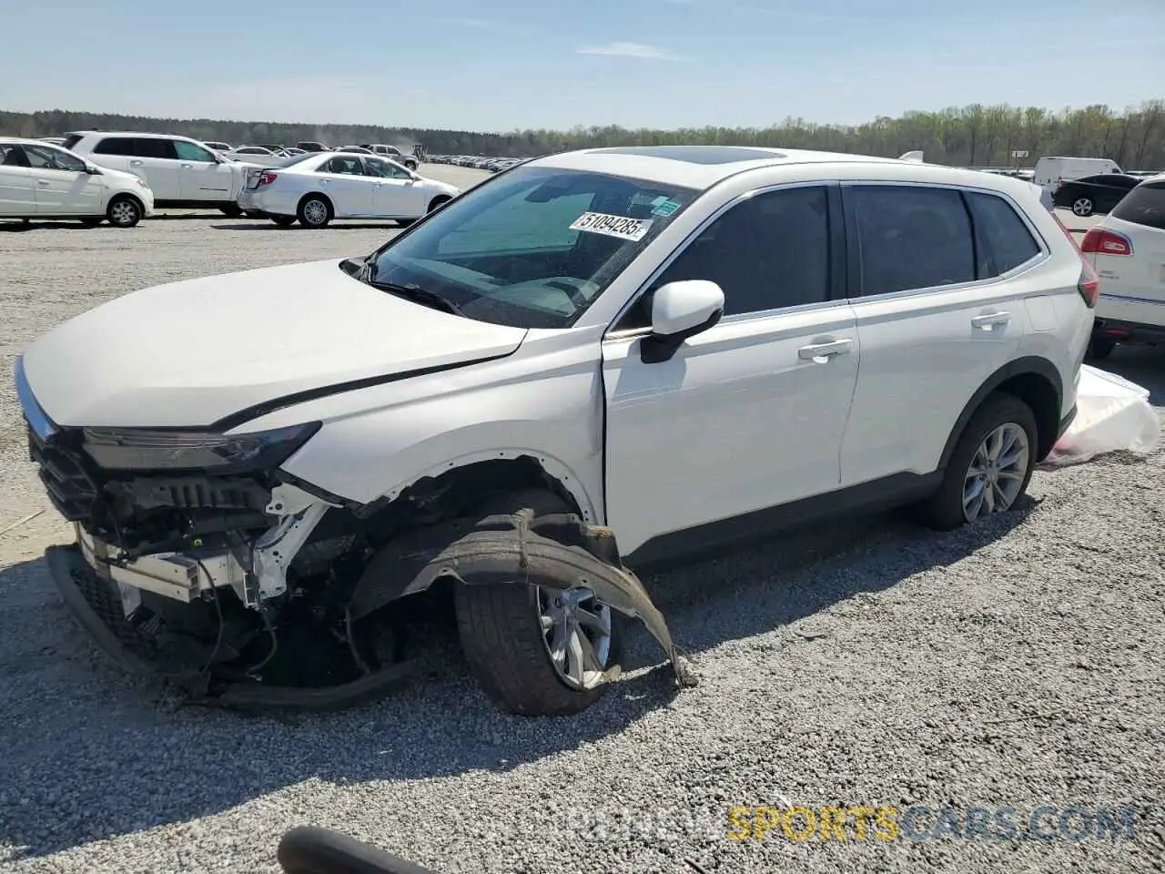 1 fotografías del automóvil dañado 2HKRS4H45RH416013 HONDA CRV 2024