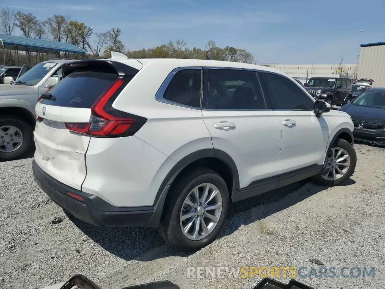 3 fotografías del automóvil dañado 2HKRS4H45RH416013 HONDA CRV 2024
