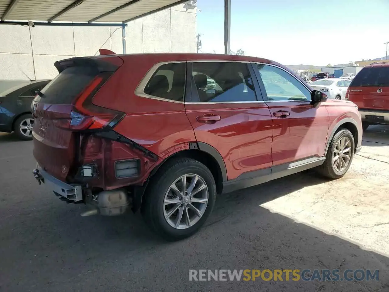 3 fotografías del automóvil dañado 2HKRS4H45RH482903 HONDA CRV 2024