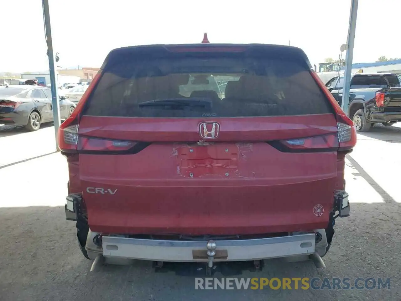 6 fotografías del automóvil dañado 2HKRS4H45RH482903 HONDA CRV 2024