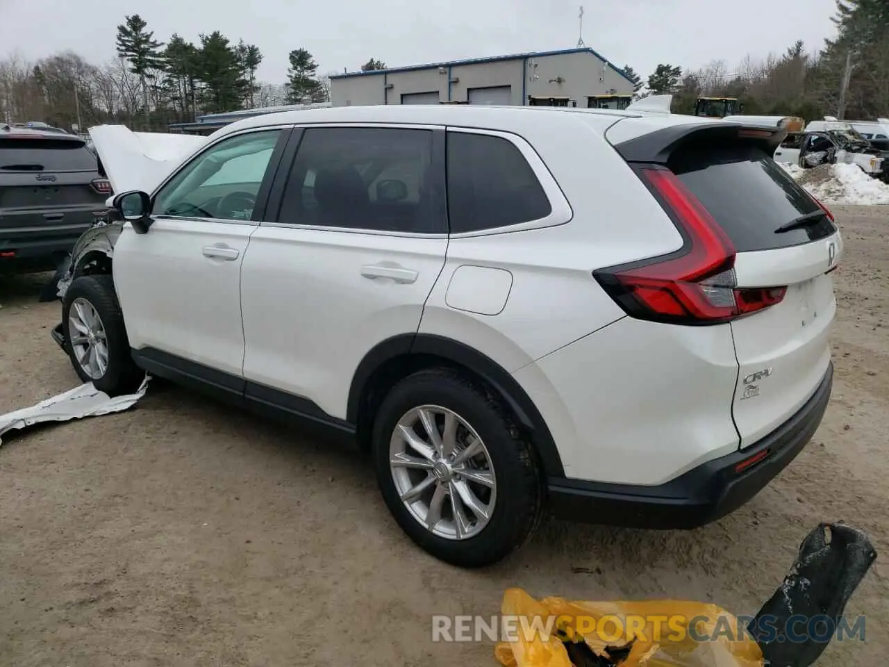 2 fotografías del automóvil dañado 2HKRS4H71RH465767 HONDA CRV 2024