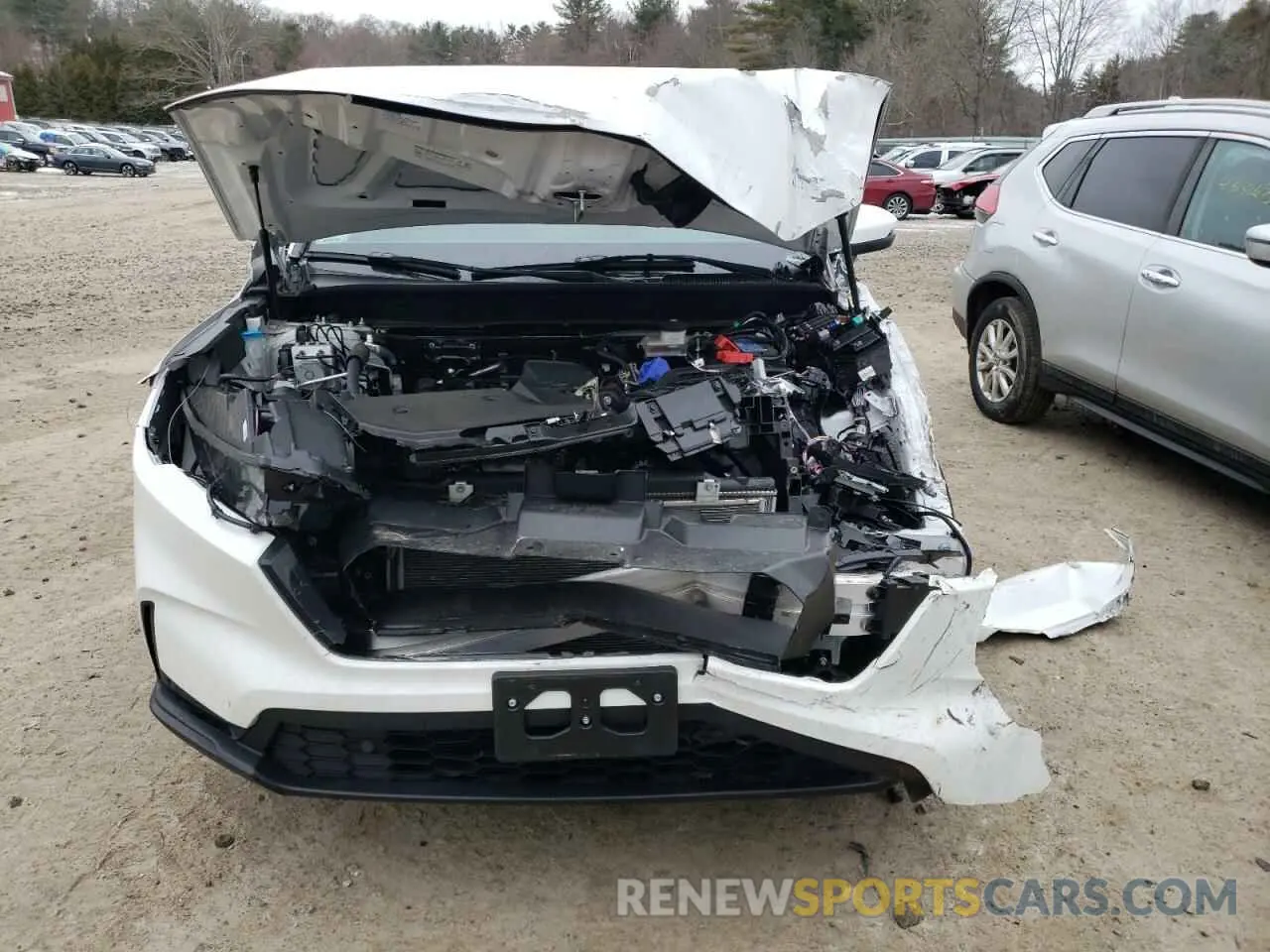 5 fotografías del automóvil dañado 2HKRS4H71RH465767 HONDA CRV 2024