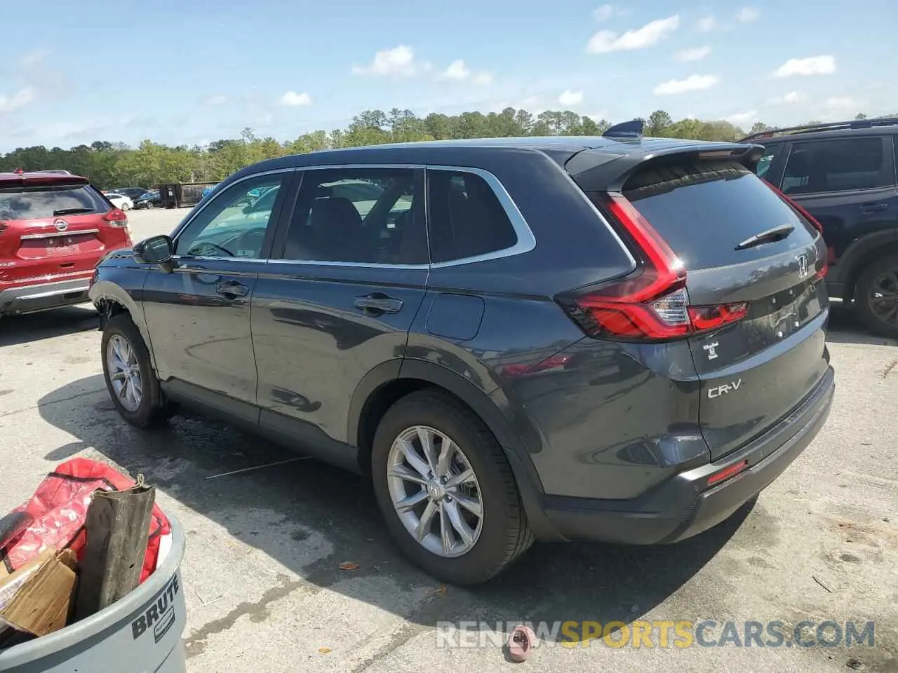2 fotografías del automóvil dañado 2HKRS4H72RH447035 HONDA CRV 2024