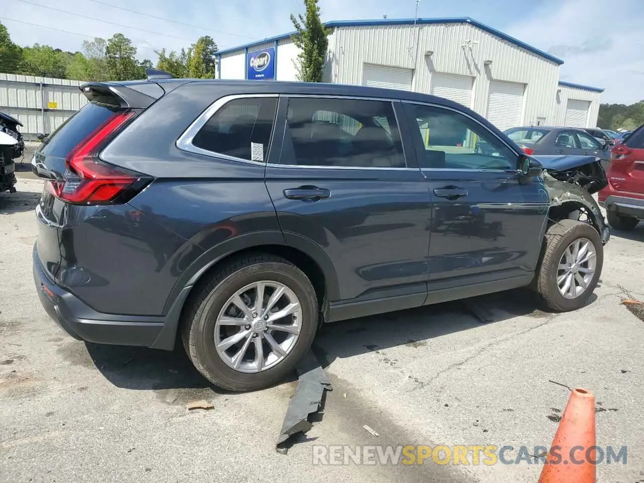 3 fotografías del automóvil dañado 2HKRS4H72RH447035 HONDA CRV 2024