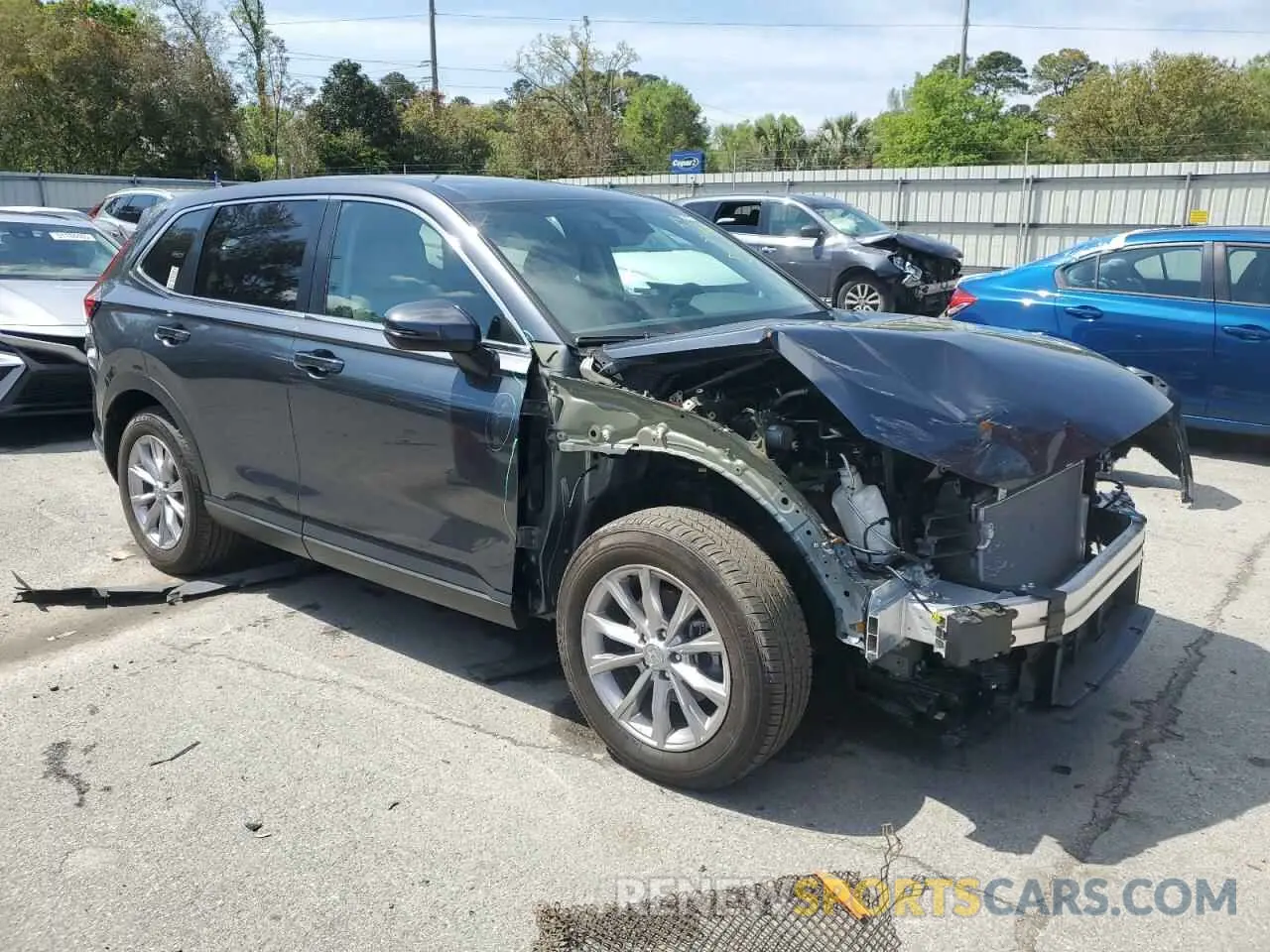 4 fotografías del automóvil dañado 2HKRS4H72RH447035 HONDA CRV 2024