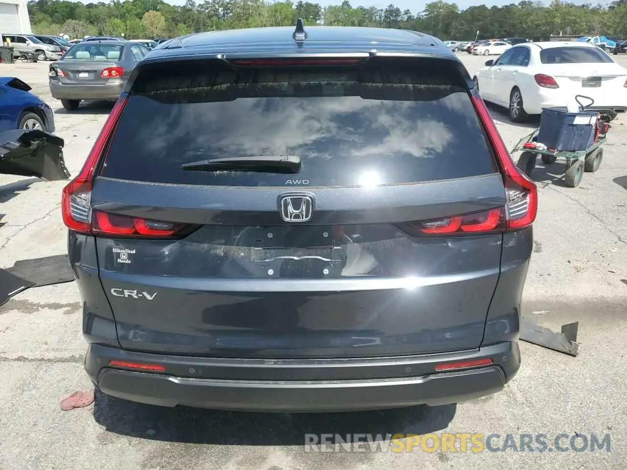 6 fotografías del automóvil dañado 2HKRS4H72RH447035 HONDA CRV 2024