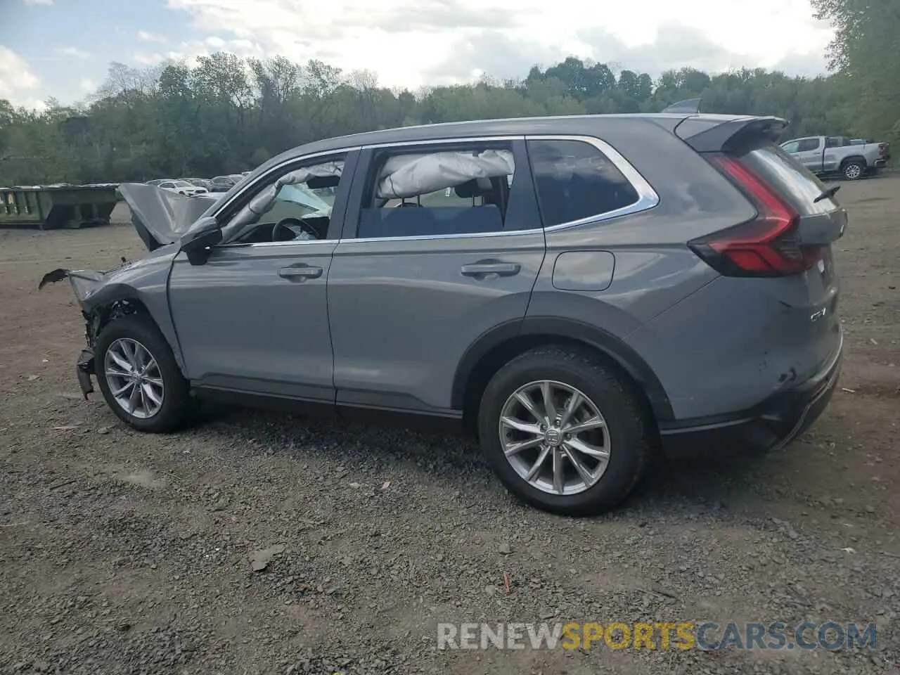 2 fotografías del automóvil dañado 2HKRS4H73RH434858 HONDA CRV 2024